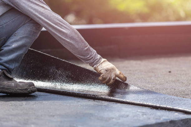 Professional Emergency Waterproofing technician working in Jasper, IN